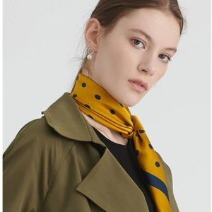 Polka Dot Silk Scarf